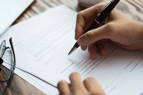 Declaración jurada de trabajo pesado