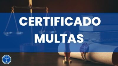 Certificado de Multas Obtener