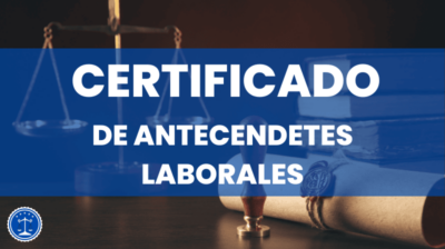 Certificado de antecedentes laborales