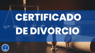 Certificado de divorcio