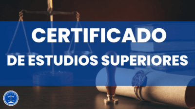 Certificado de estudios superiores