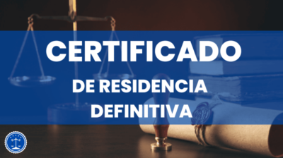 Certificado de residencia definitiva