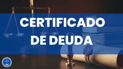 Certificado de deuda