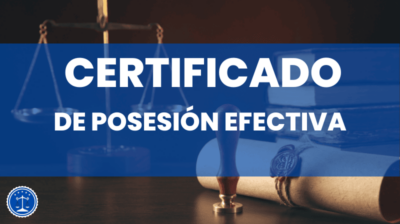 Certificado de posesión efectiva