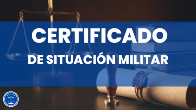 Certificado de situación militar