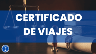 Certificado de viajes