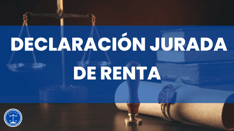 Declaración jurada de renta